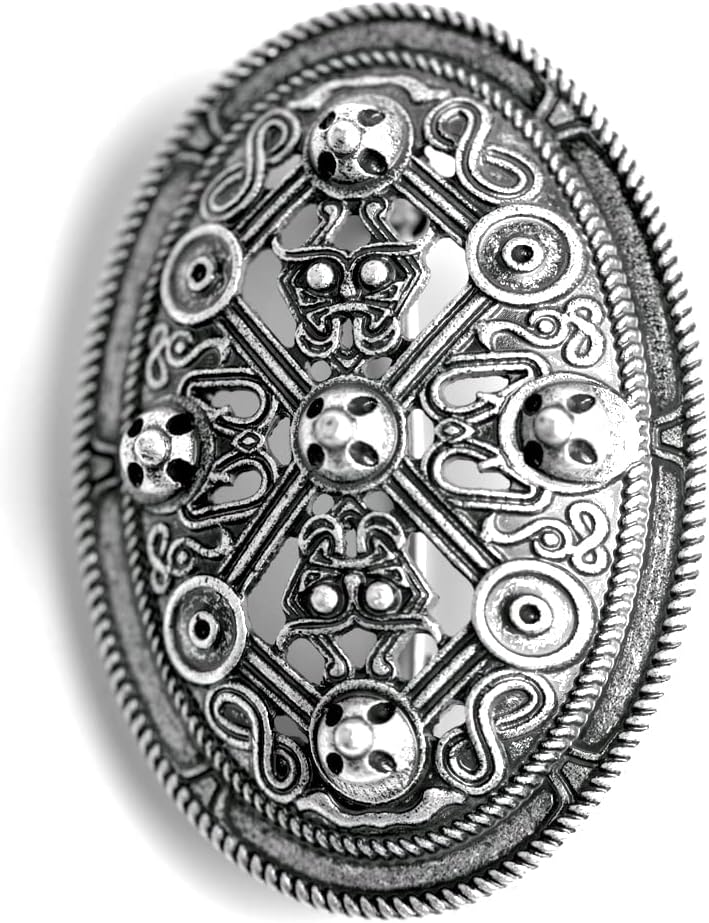 LANGHONG Norse Viking Brooch For Men Turtle Brooch Talisman Jewelry, Gift For Men - Image 1